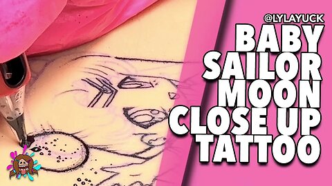 Baby Sailor Moon Close Up Tattoo