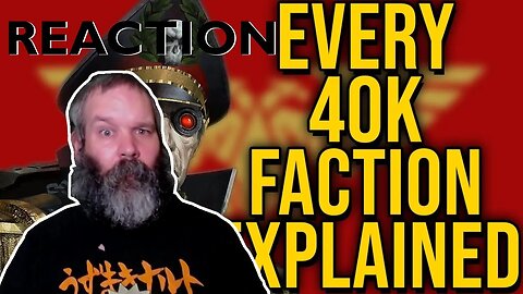 These Armies are Just Massive!! Every Warhammer 40k Faction Explained (Pt 1 Reaction) Imperial Guard