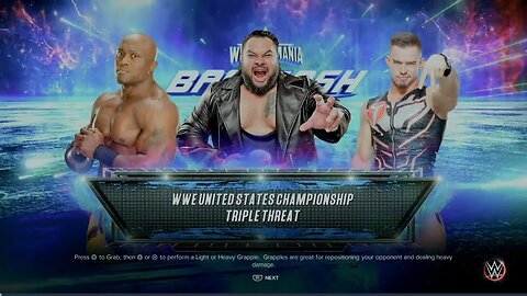 WrestleMania Backlash 2023 Austin Theory vs Bobby Lashley vs Bronson Reed for the WWE U.S. Title