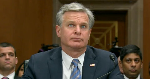 FBI Director Wray Briefly Goes Silent When Asked if America is 'Safer' Under Biden