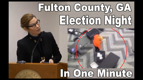 Fulton County Election Night in One Minute