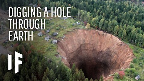 What if we drilled a hole through the earth?