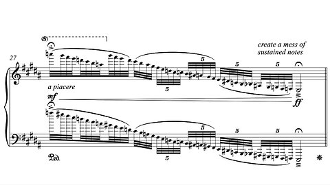 ÉTUDE in G# MINOR No.44 - Swarm (original piano composition)