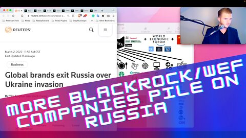 More BlackRock-WEF Companies Pile On Russia