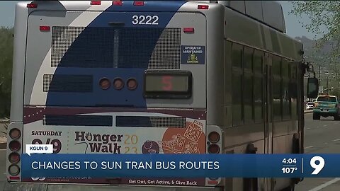 Changes may be coming to Sun Tran bus routes