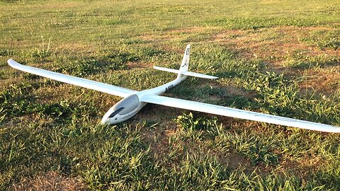 Sunset Flying with a Multiplex Cularis RC Glider & Mini PopWings
