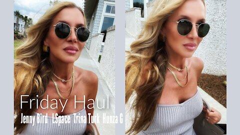 Friday Haul | Jenny Bird Special Event For YOU! | Becca |TrIna Turk | Hunza G & LSpace Swimwear