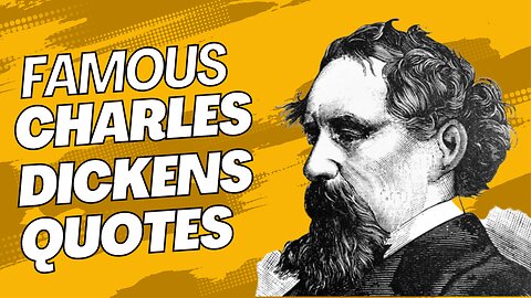 Famous Motivational Quotes By Charles Dickens.