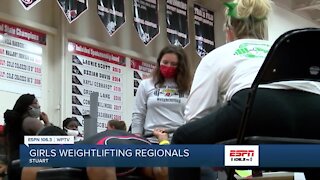 Girls weightlifting regionals