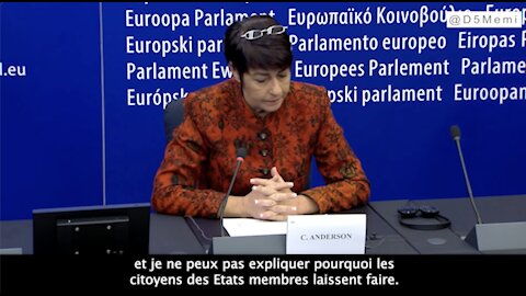 Christine Anderson au Parlement européen: "Les gouvernements exploitent de telles "crises" pour restreindre les libertés civiles".