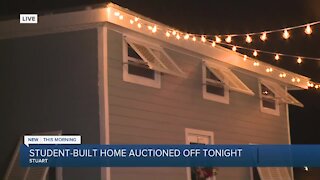 Student-built home to be auctioned off to support at-risk youth