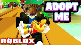 Trying to make a full grown neon Cat on Adopt me on Roblox