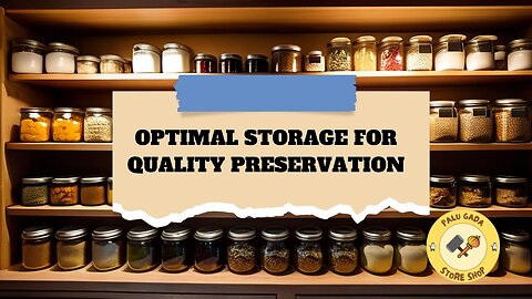 Optimal Storage For Quality Preservation