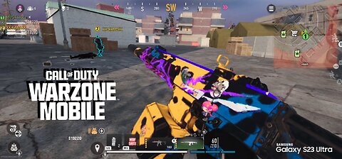 Warzone Mobile..Using Rival Weaponry☠️☠️ Mobile Royal Max Graphics 120 fov 60 fps...