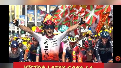 El francés Victor Lafay vence en la Etapa 2 del Tour de Francia 2023.