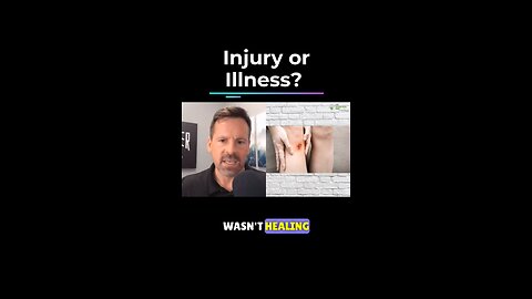 If your “illness“ was really an “injury“, with that change your perspective on healing?