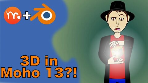 Using 3D and Blender in Moho 13.5: AAITM S2 E2 #Animation #3D #Moho #3DAnimation #moho13.5 #moho13