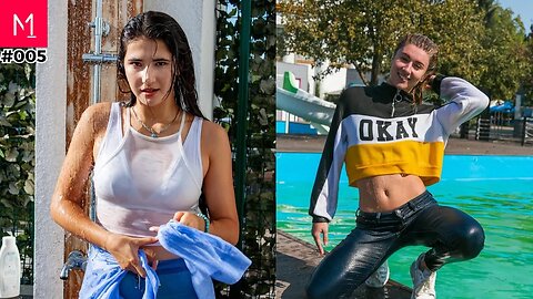 Wetlook - Wet t shirt and Wet Clothes Compilation #005