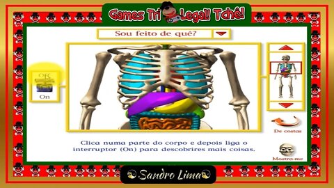 🔴 A Aventura do Corpo Humano | JOGO 3: “Sou Feito de Que?” | CD-ROM 2007 | Jogos Educativos | 2022