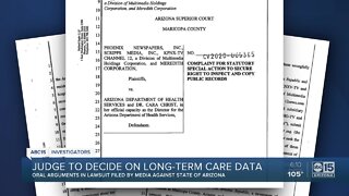 Judge to decide on long-term care data