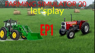 Farming simulator let the harvest begin ep1