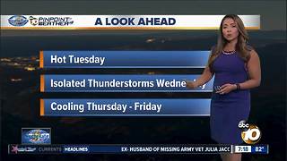 10News Pinpoint Weather with Meteorologist Angelica Campos