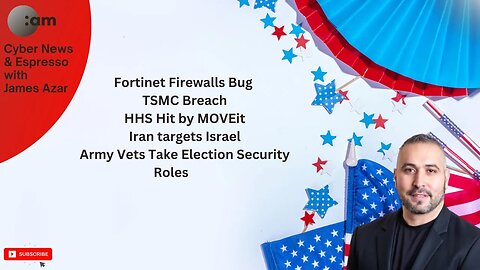 Fortinet Firewalls Bug, TSMC Breach, HHS Hit by MOVEit, Iran targets Israel & Election Security lead