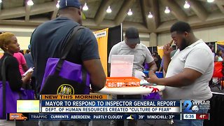 mayor's response to Inspector General Report