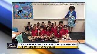 Kevin's Classroom: Old Redford Academy Miss Webb's first grade class