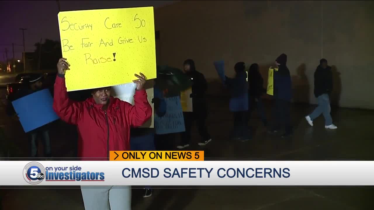CMSD reports proper security staffing levels, as security officers share safety concerns