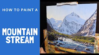 How to Paint a MOUNTAIN STREAM