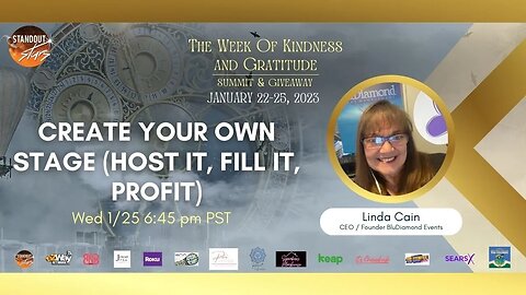 Linda Cain - Create Your Own Stage (Host It, Fill It, Profit)