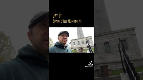 Climbing to the top of the Bunker Hill Monument in Boston - The Daily Quickie - Day 99