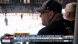 VGK fan with cancer gets support from fellow fans