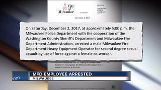 Milwaukee Fire Department employee accused of sexual assault