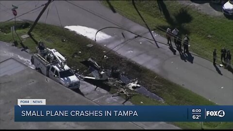 Plane crash in Tampa