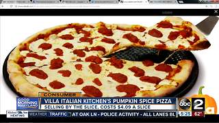 Pumpkin spice pizza available tomorrow