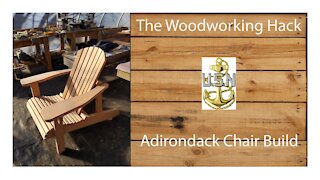 Building an Adirondack Chair using Spanish Cedar - Came out Great.