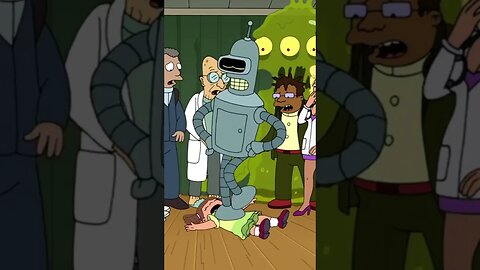 FUTURAMA Bender Saves Little Girl's Life "Stench and Stenchibility" 🕺🏻 #shorts #tiktok #simpsons