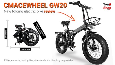 CMACEWHEEL GW20 48V 15Ah 750W New Folding Electric Bike review (e bike, e scooter, mountain bicycle)