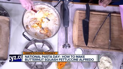 National Pasta Day: How to make Butternut Squash Fettuccine Alfredo