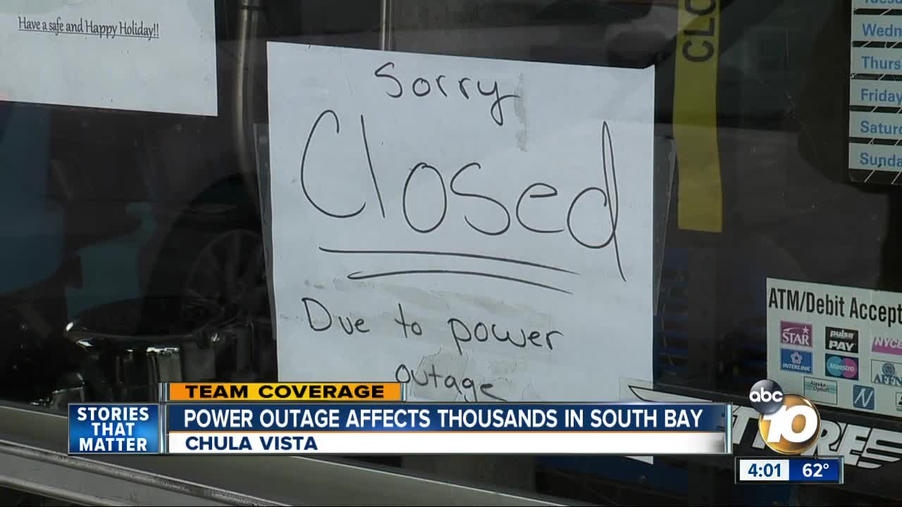 Power outage affects thousands