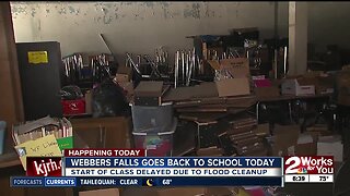Thanks to donations after flood damage, Webbers Falls schools start the new year