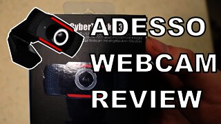 adesso cybertrack h3 webcam unboxing and review compared to logitech c920