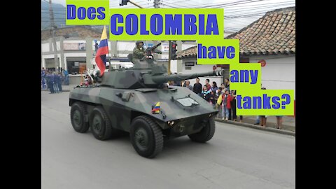 Does Colombia have any tanks?