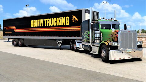 ATS Peterbilt 389 Trailer got a new paintjob OBiFLY TRUCKiNG