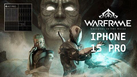 Warframe on iPhone 15 Pro, demo live stream (replay from YT)