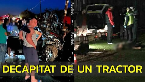 BĂIAT DIN TIMIȘ, DECAPITAT DE UN TRACTOR