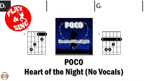 POCO Heart of the Night FCN GUITAR CHORDS & LYRICS NO VOCALS