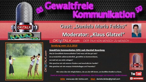 Gewaltfreie Kommunikation - Daniela Maria Feldes - Radio OKiTALK Sendung